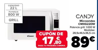 Carrefour CANDY Microondas CMXG22DW oferta