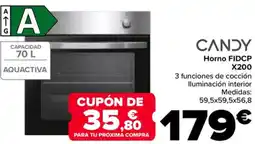 Carrefour CANDY Horno FIDCP X200 oferta