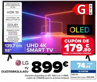 Carrefour LG tv oled55b42la.aeu oferta