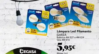 Gadis Lámpara Led Filamento Garza oferta