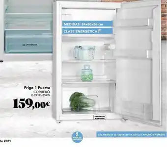 Gadis Frigo 1 Puerta Corberó E-cf1ph859w oferta