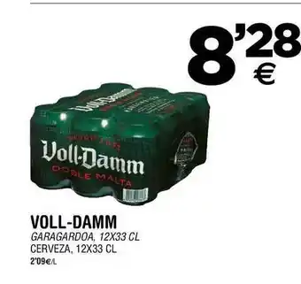 BM Supermercados Voll-Damm Cerveza 12x33cl oferta