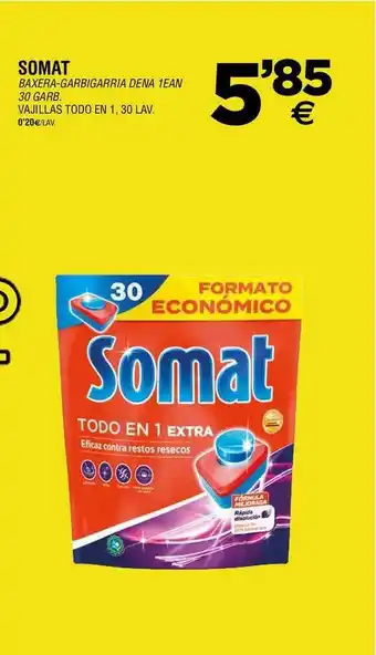 BM Supermercados Somat Vajillas Todo En 1 30 lav. oferta