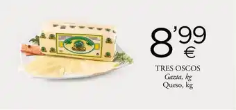 BM Supermercados Tres Oscos Queso kg oferta