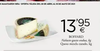 BM Supermercados Boffard Queso mezcla curado kg oferta