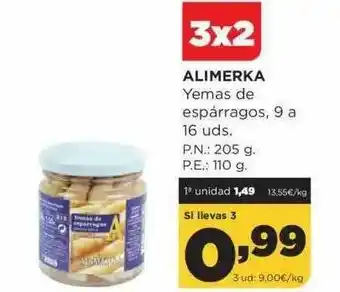 Alimerka Alimerka Yema De Espárragos oferta