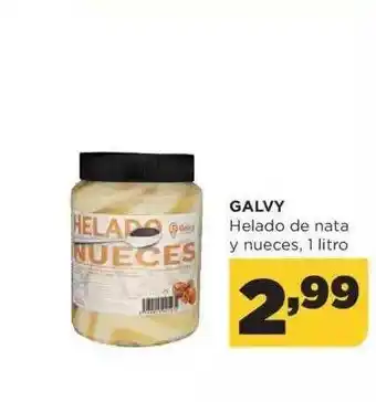 Alimerka Galvy Helado De Nata Y Nueces oferta