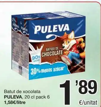 SPAR Fragadis Batut De Xocolata Puleva oferta