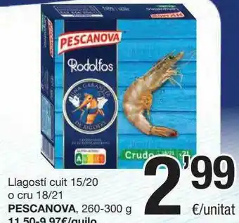 SPAR Fragadis Llagostí Cuit 15 20 O Cru Pescanova oferta