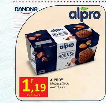 SPAR Fragadis Alpro Mousse Xoco Ametila oferta
