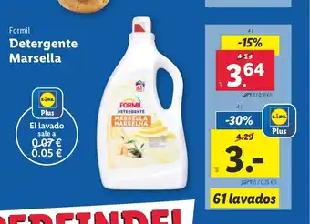 Lidl FORMIL Detergente Marsella oferta