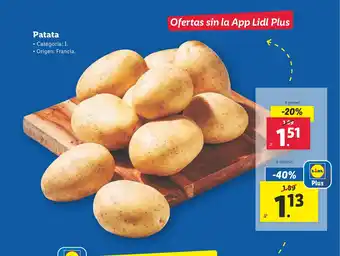 Lidl Patata oferta