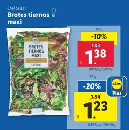 Lidl CHEF SELECT Brotes tiernos maxi oferta