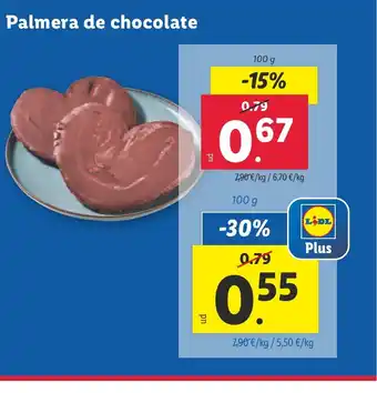 Lidl Palmera de chocolate oferta