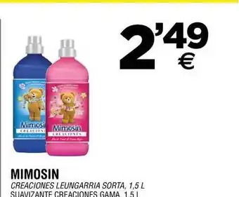 BM Supermercados Mimosin Suavizante Creaciones Gama 1,5L oferta