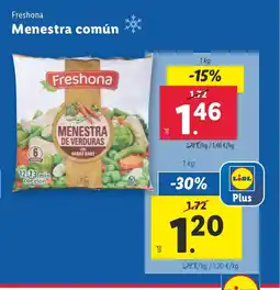 Lidl FRESHONA Menestra común oferta