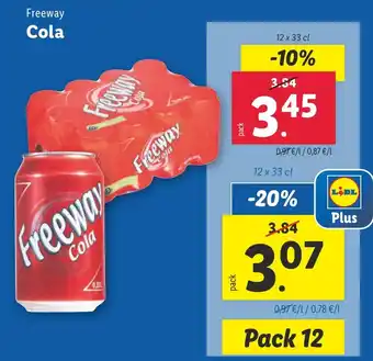 Lidl FREEWAY Cola oferta