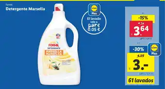 Lidl FORMIL Detergente Marsella oferta