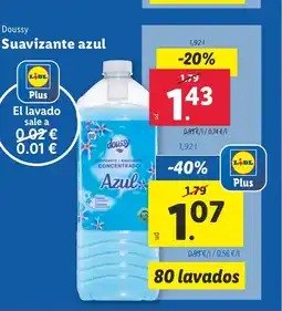 Lidl DOUSSY Suavizante azul oferta