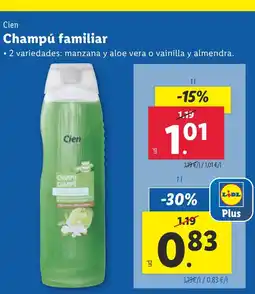 Lidl CIEN Champú familiar oferta