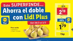 Lidl Pera rocha oferta