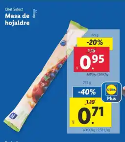 Lidl CHEF SELECT Masa de hojaldre oferta