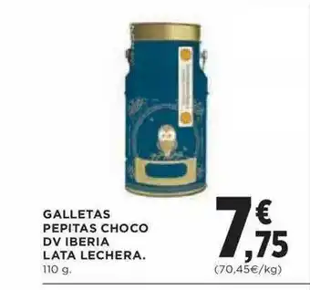 Hipercor Galletas Pepitas Choco Dv Iberica Lata Lechera oferta