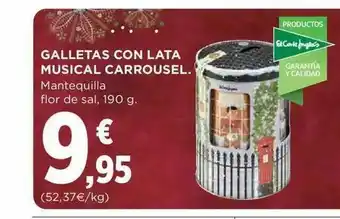 Hipercor Galletas Con Lata Musical Carrousel oferta