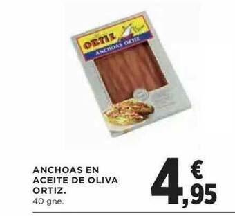 Hipercor Anchoas En Aceite De Oliva Ortiz oferta