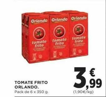 Hipercor Tomate Frito Orlando oferta