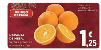 Hipercor Naranja De Mesa oferta