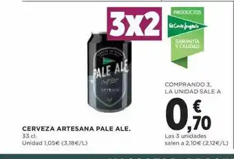 Hipercor Cerveza Artesana Pale Ale oferta