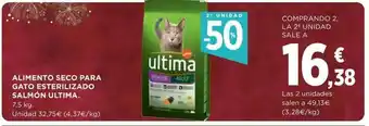 Hipercor 2a Unidad -50% Alimento Seco Para Gato Esterilizado Salmón Ultima oferta
