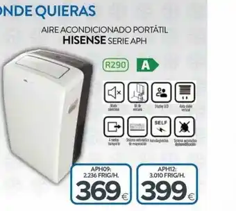 Tien 21 Hisense Serie APH Aire Acondicionado Portátil oferta