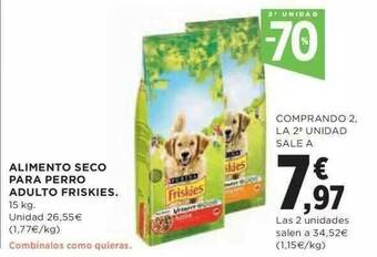 Hipercor 2a Unidad -70% Alimento Seco Para Perro Adulto Friskies oferta