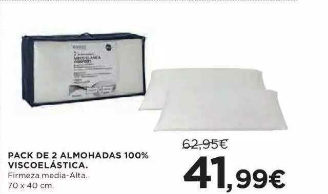 Almohadas discount viscoelasticas hipercor