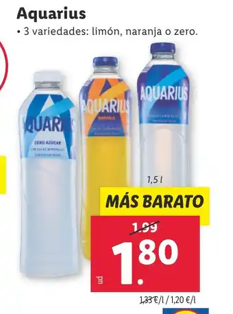 Lidl AQUARIUS oferta