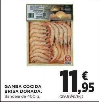 Hipercor Gamba Cocida Brisa Dorada oferta
