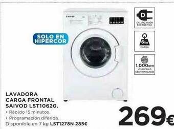 Hipercor Lavadora Carga Frontal Saivod Lst10620 oferta