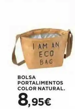 Hipercor Bolsa Portalimentos Color Natural oferta