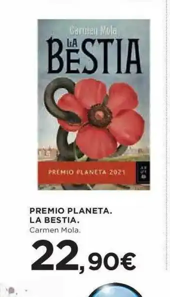 Hipercor Premio Planeta La Bestia Carmen Mola oferta