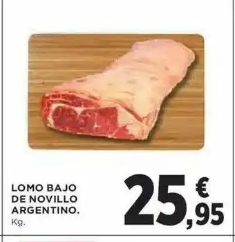 Hipercor Lomo Bajo De Novillo Argentino oferta