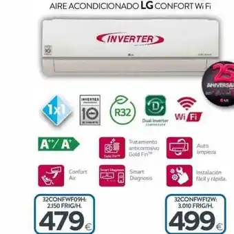 Tien 21 LG Confort Wifi Aire Acondicionado oferta