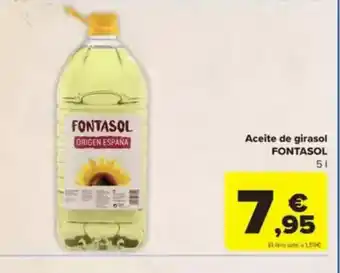 Carrefour FONTASOL Aceite de girasol oferta