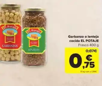 Carrefour EL POTAJE o lenteja cocida oferta