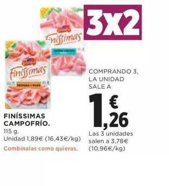 Hipercor Finíssimas Campofrío oferta