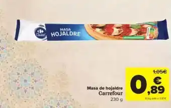 Carrefour Masa de hojaldre Carrefour oferta