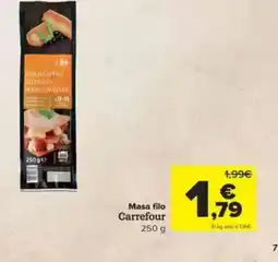 Carrefour Masa filo oferta