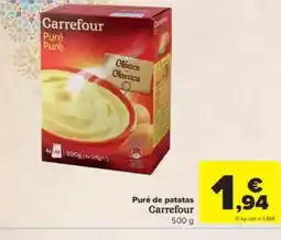 Carrefour Puré de patatas oferta