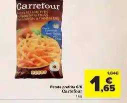 Carrefour Patata prefrita 6/6 oferta